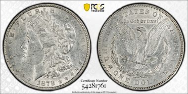 1878 7/8TF $1 Strong, VAM 37, 7/4 AU50
