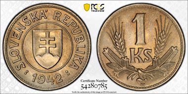1942 Koruna MS65