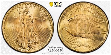 1928 $20 MS66