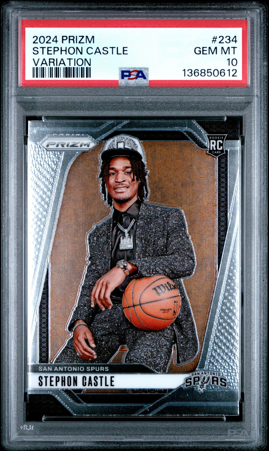2024 Panini PANINI PRIZM VARIATION #234 Stephon Castle front