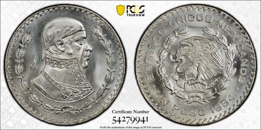 1964-Mo Peso KM-459 MS67