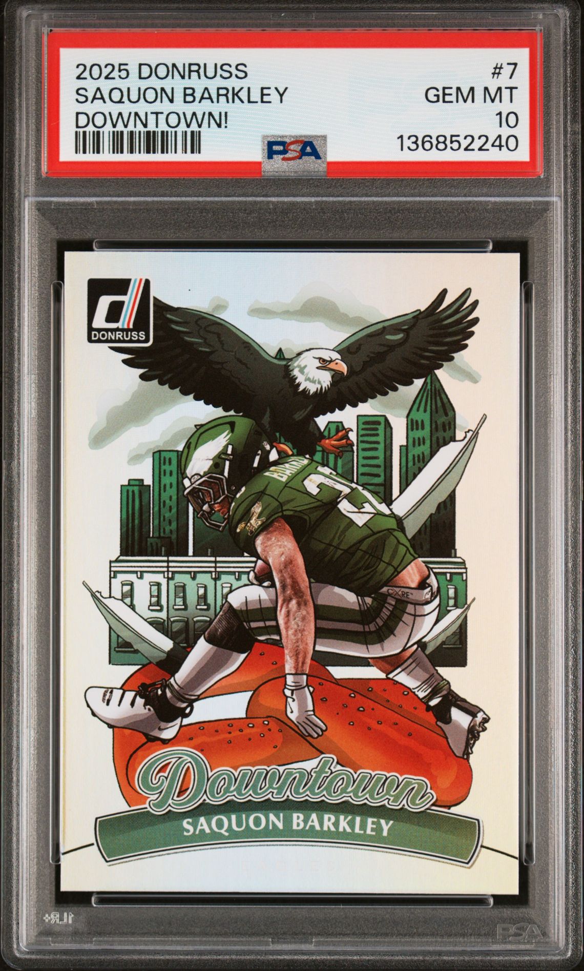 2025 Donruss PANINI DONRUSS DOWNTOWN #7 Saquon Barkley front