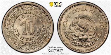 1945-M 10C MS66