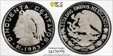 1983-Mo 50C KM-452 PR68DCAM