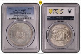 1974 Peso Central American and Caribbean Games MS67