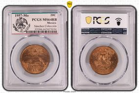 1957-Mo 20C MS64RB