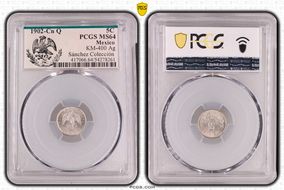 1902-Cn Q 5C KM-400  Ag MS64
