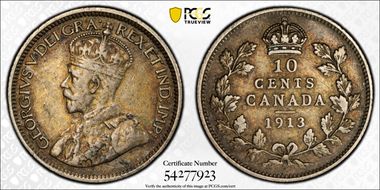 1913 10C Small Leaves XF45