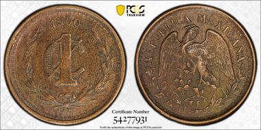 1900-M 1C Narrow date AU53BN