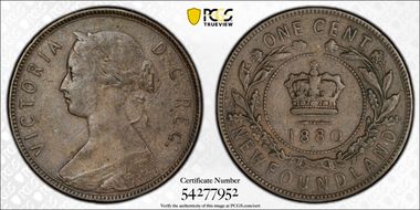 1880 1C Round 0, Low 0 VF30BN