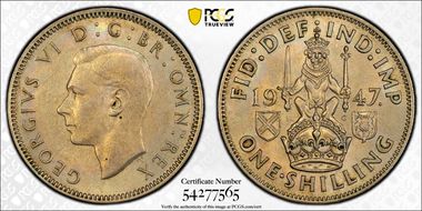 1947 Shil S-4104 Scottish Rev AU58