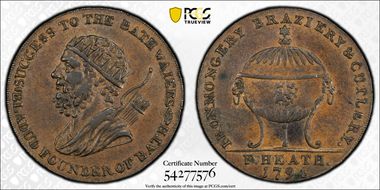 1794 Tk 1/2D DH-39 Somersetshire, Bath AU55BN