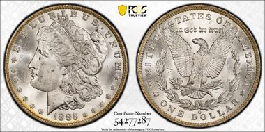 1885-O $1 MS65