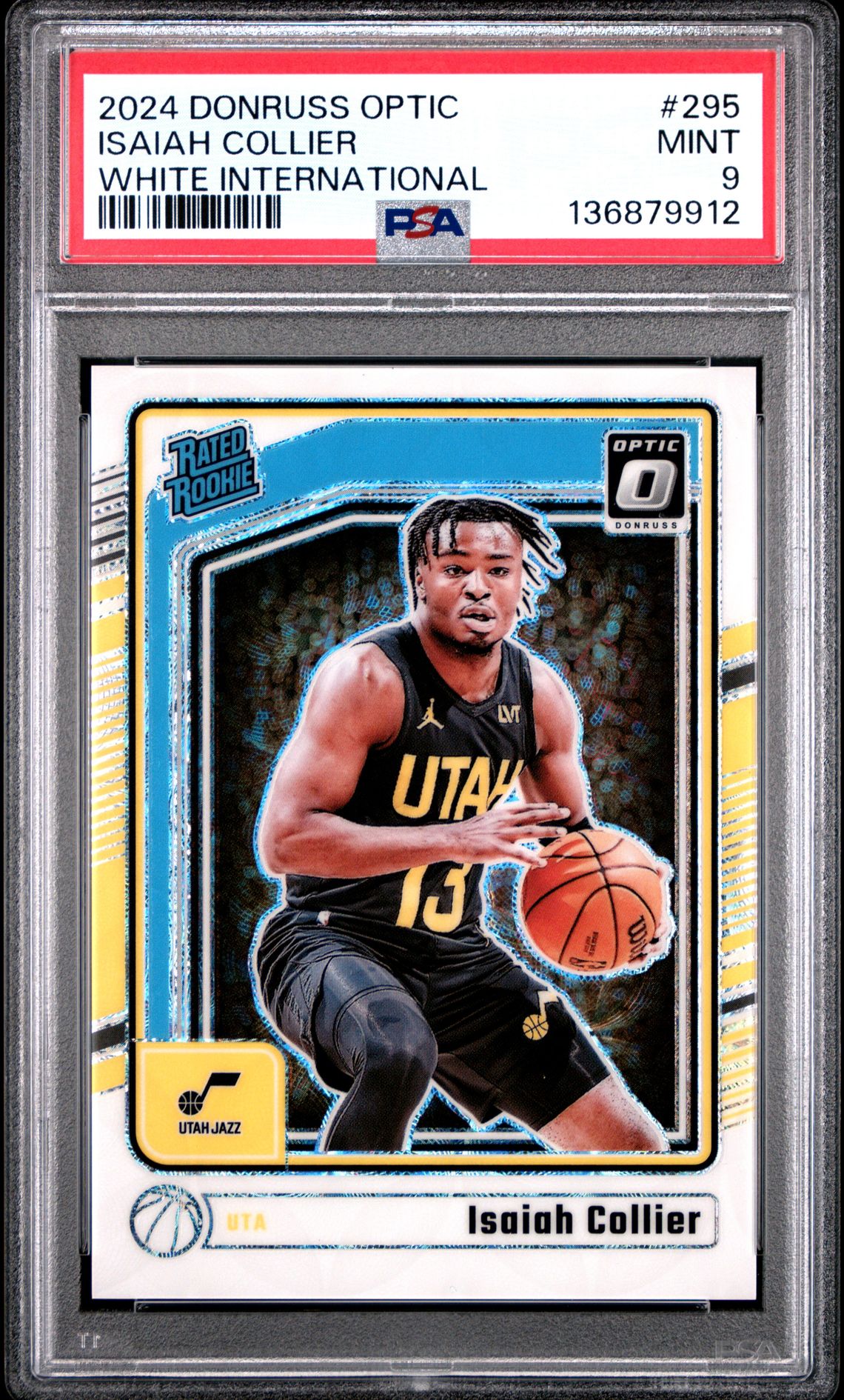 2024 Panini PANINI DONRUSS OPTIC WHITE INTERNATIONAL #295 Isaiah Collier front