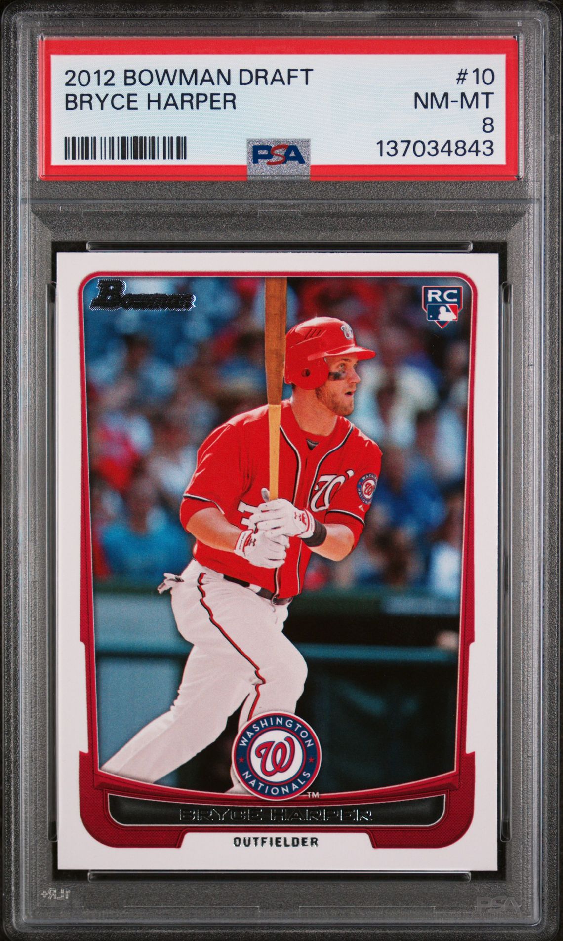 2012 Bowman BOWMAN DRAFT #10 Bryce Harper front