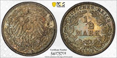 1906-G 1/2 Mk J-16 MS63