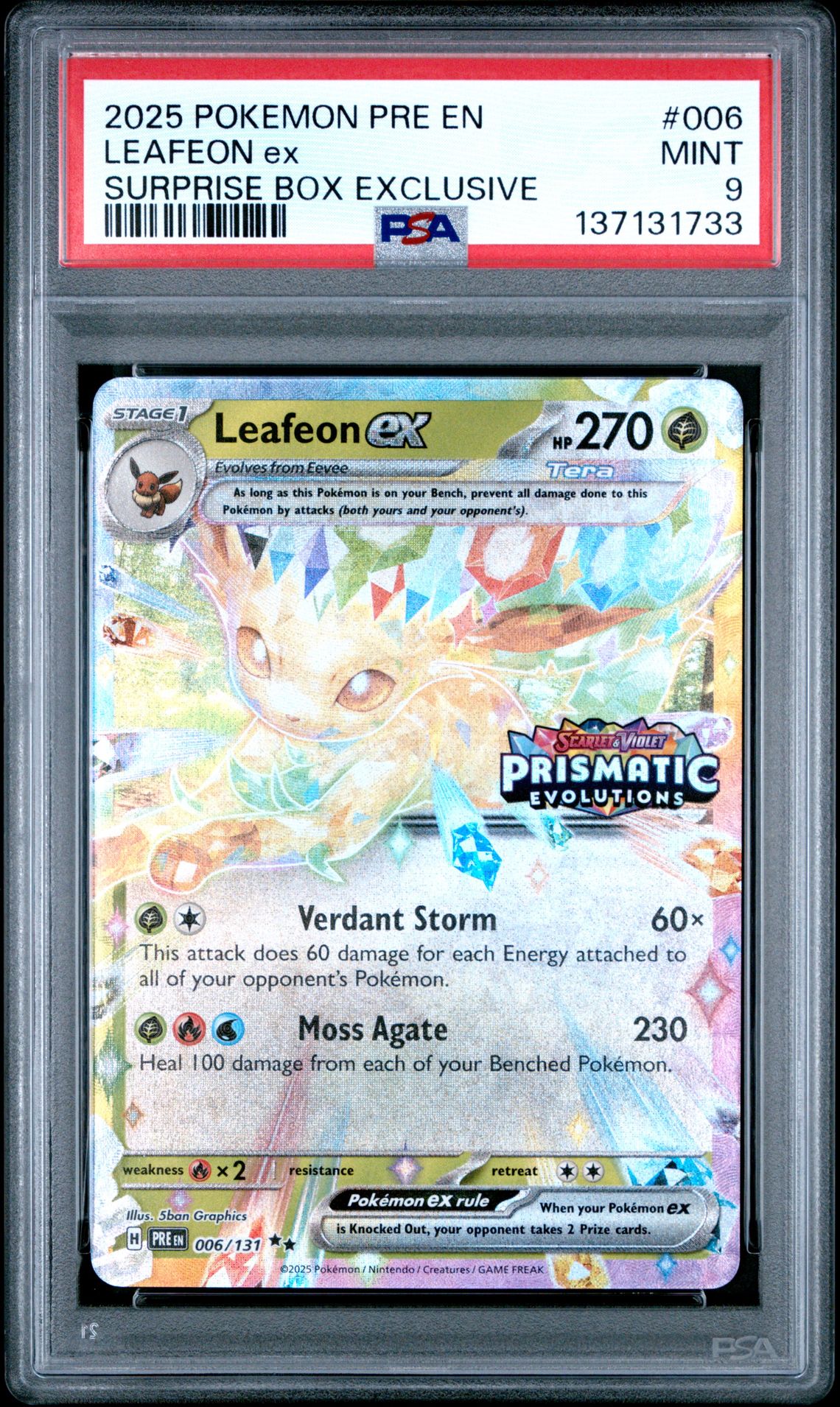 #006 LEAFEON EX