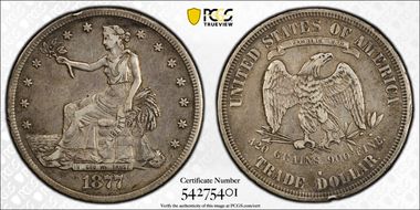 1877-S T$1 VF35