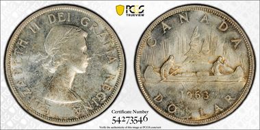 1963 S$1 MS64