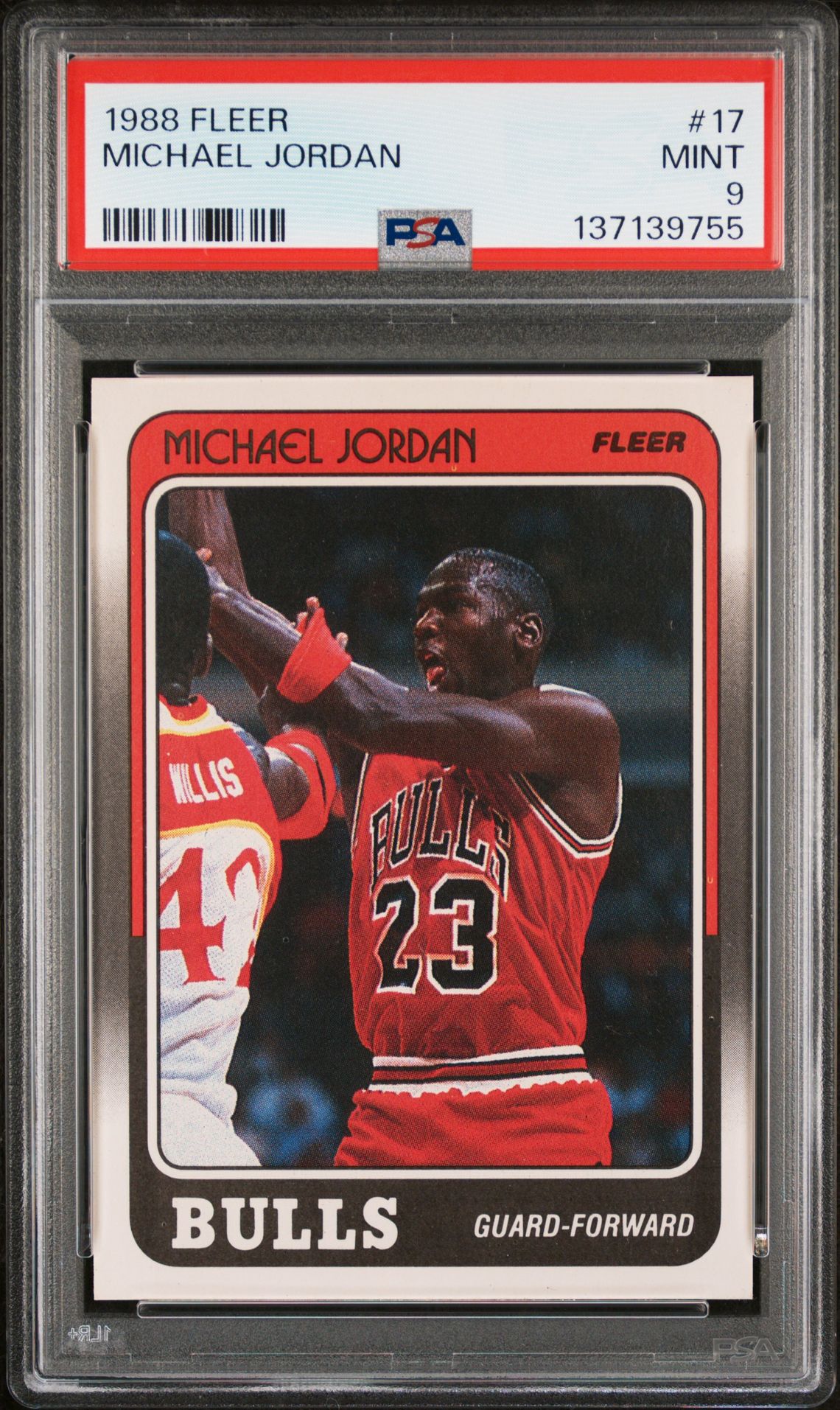 1988 Fleer FLEER #17 Michael Jordan front