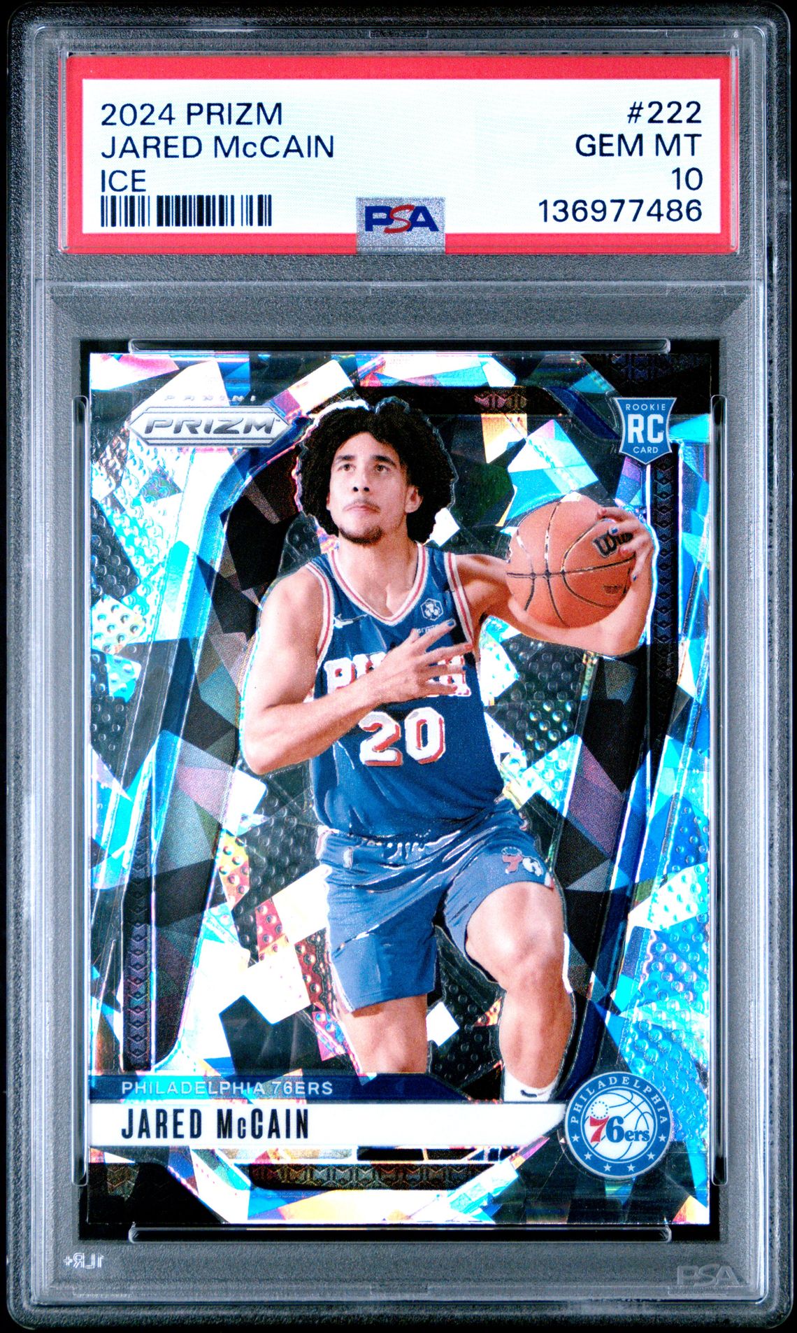 2024 Panini PANINI PRIZM ICE #222 Jared Mccain front