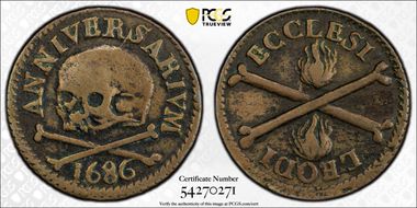 1686 Token Renesse-72, 5 AE XF40BN