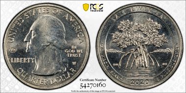 2020-W 25C Salt River Bay NP V75 MS63