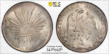 1890-Ho FG 8 R Ho37 MS62