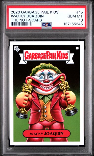 2020 Topps GARBAGE PAIL KIDS THE NOT-SCARS THE NOT-SCARS #1B Wacky Joaquin front