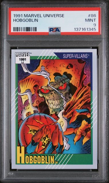 1991 Marvel Marvel Universe #86 Hobgoblin front