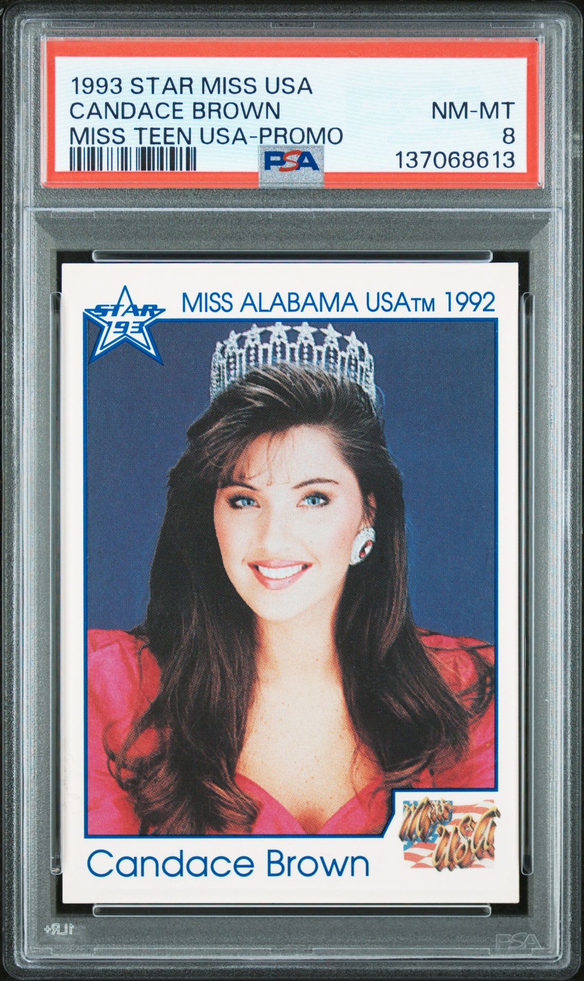1993 Star Miss Usa/ Miss Teen Usa Candace Brown front