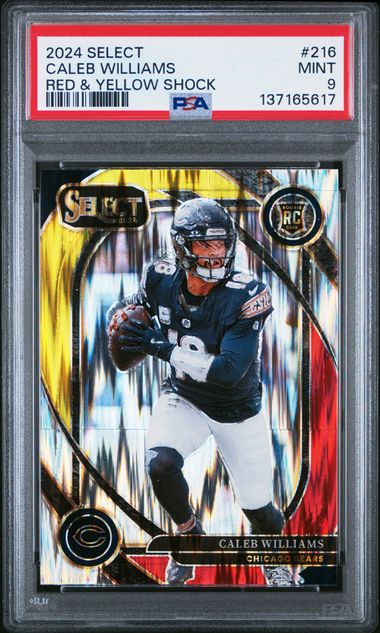 2024 Panini Select Red #216 Caleb Williams front