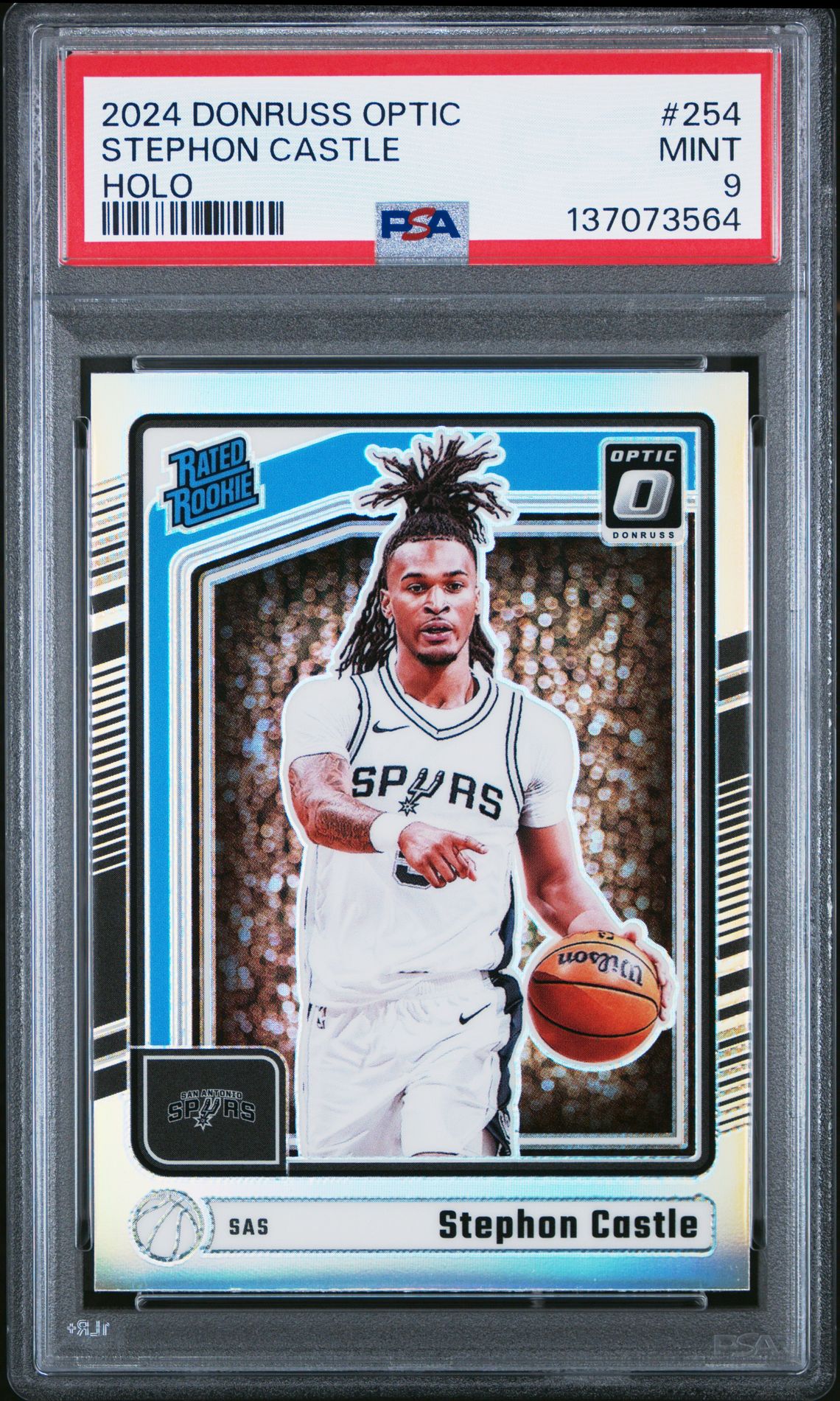 2024 Panini PANINI DONRUSS OPTIC HOLO #254 Stephon Castle front