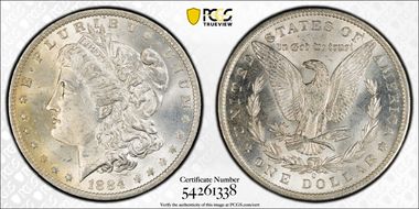 1884-O $1 MS64