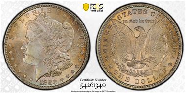 1880 $1 MS64