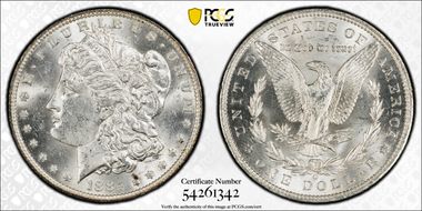 1884-O $1 MS62