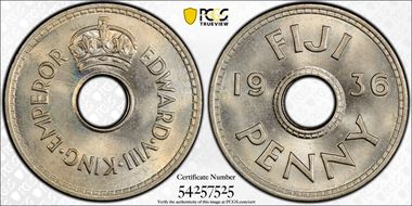 1936 1D Edward VIII MS65