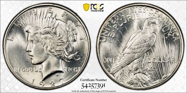 1927-D $1 MS64