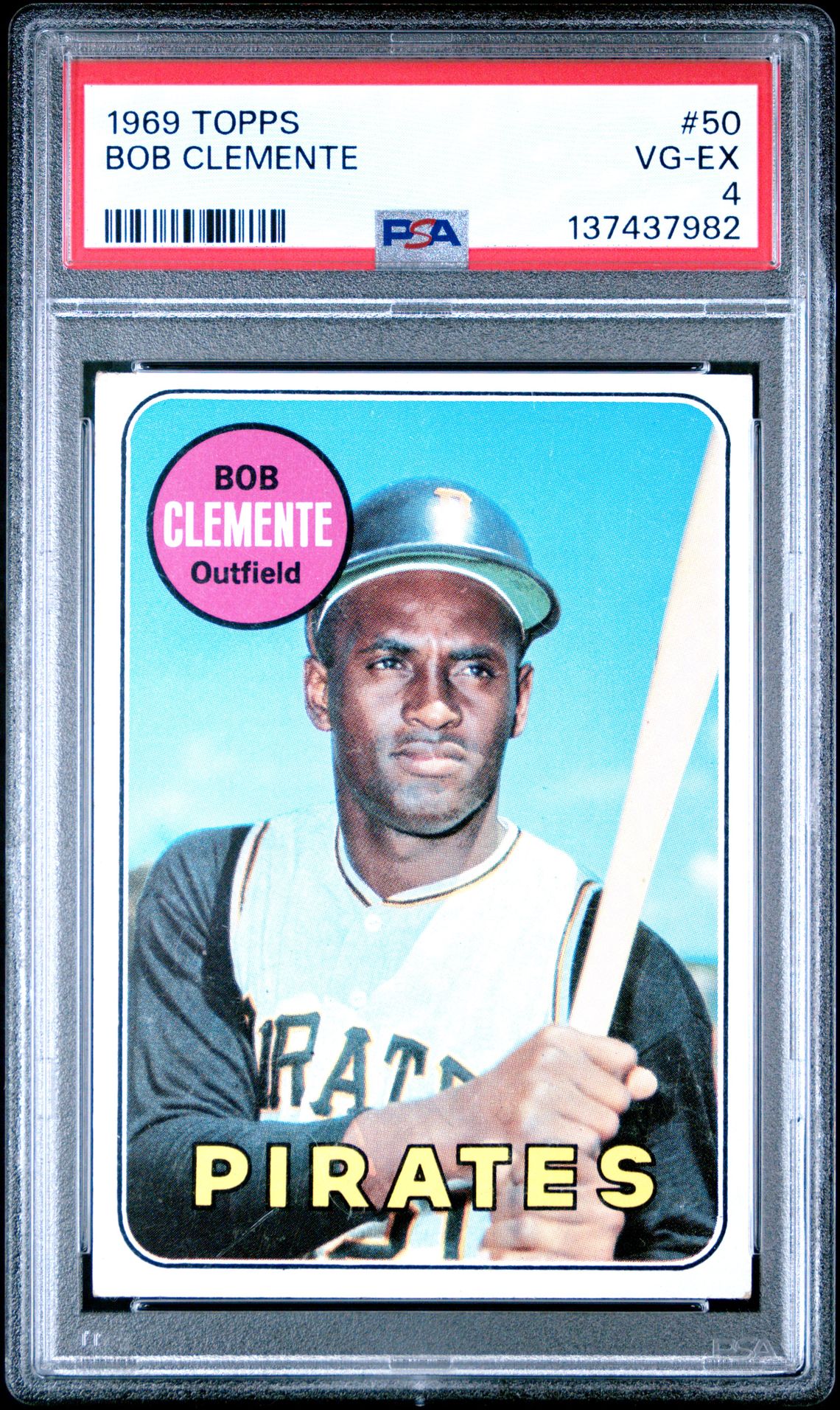 1969 Topps TOPPS #50 Bob Clemente front