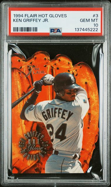 1994 FLAIR HOT GLOVE #3 Ken Griffey Jr. front