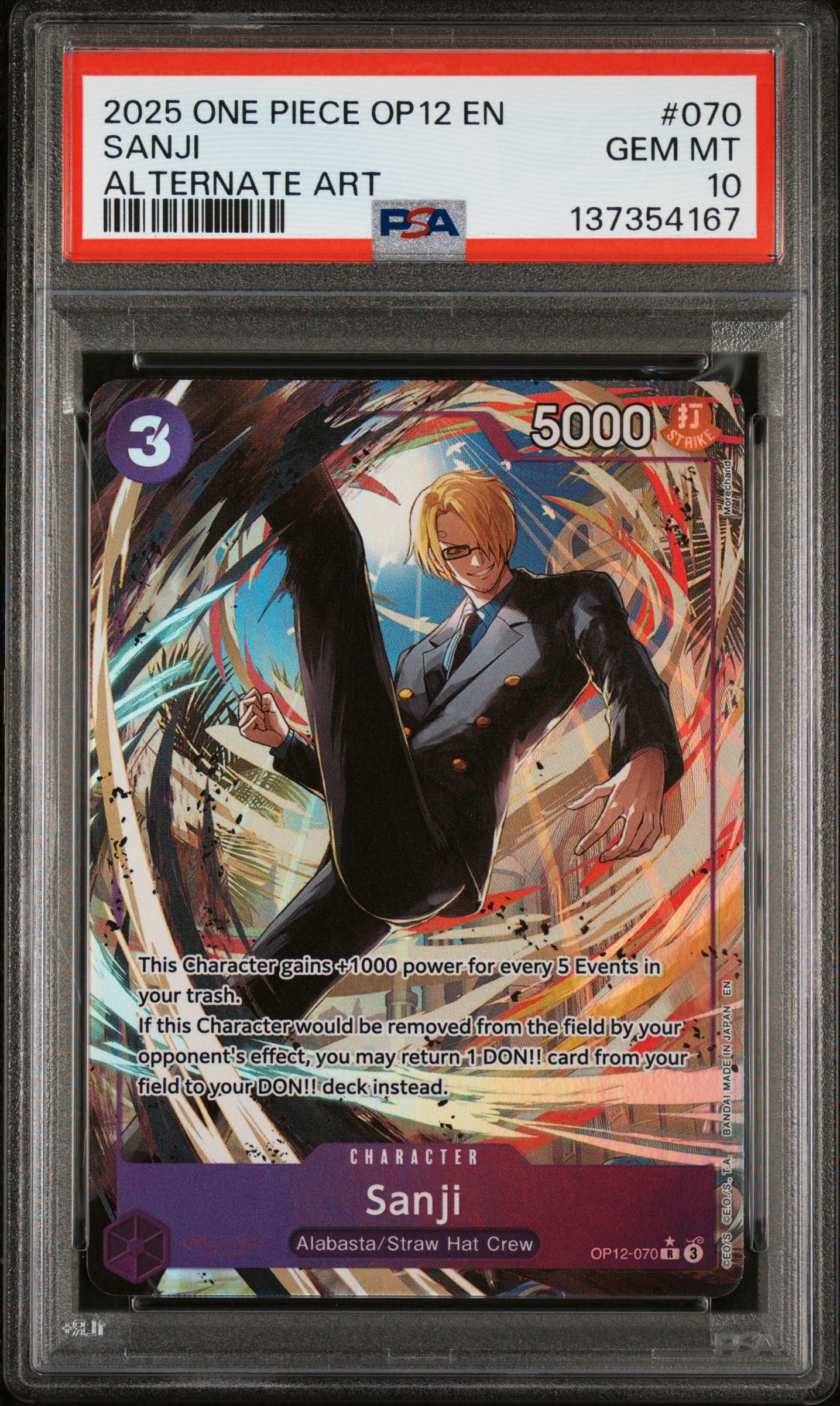 NGX Collectibles's 2025 One Piece Op12-Legacy Of The Master Sanji