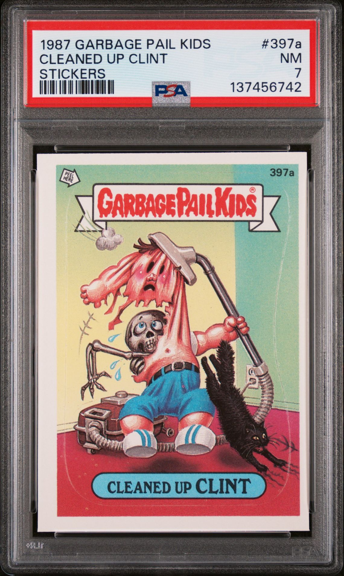 1987 Topps Garbage Pail Kids #397A Cleaned Up Clint front