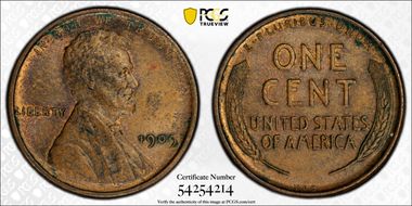 1909 VDB 1C MS61BN