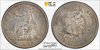 1878-S T$1 Trade XF45