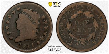 1814 1C Plain 4 G6BN