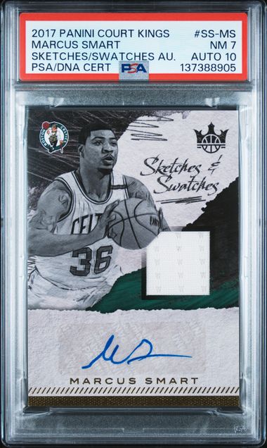 2017 Marcus Smart Sketches front