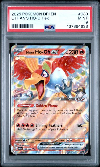 2025 Pokemon Destined Rivals Holo #039 Ho-Oh front