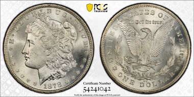 1878-CC $1 MS64+