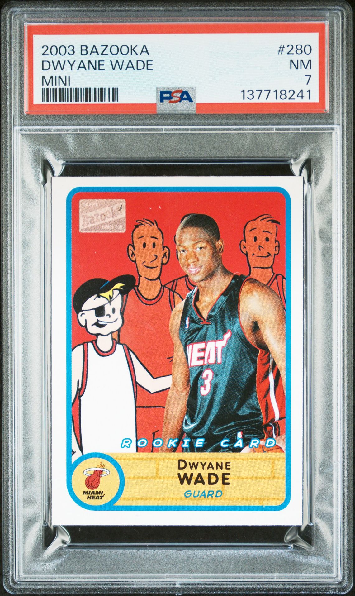 2003 Bazooka Dwyane Wade #280 (Mini) Nm 7 front
