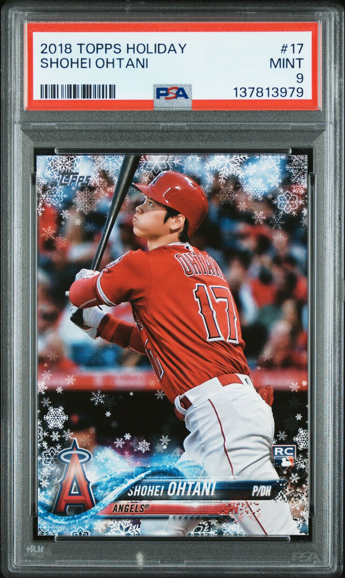 2018 Topps Holiday Shohei Ohtani #17 Mint 9 front